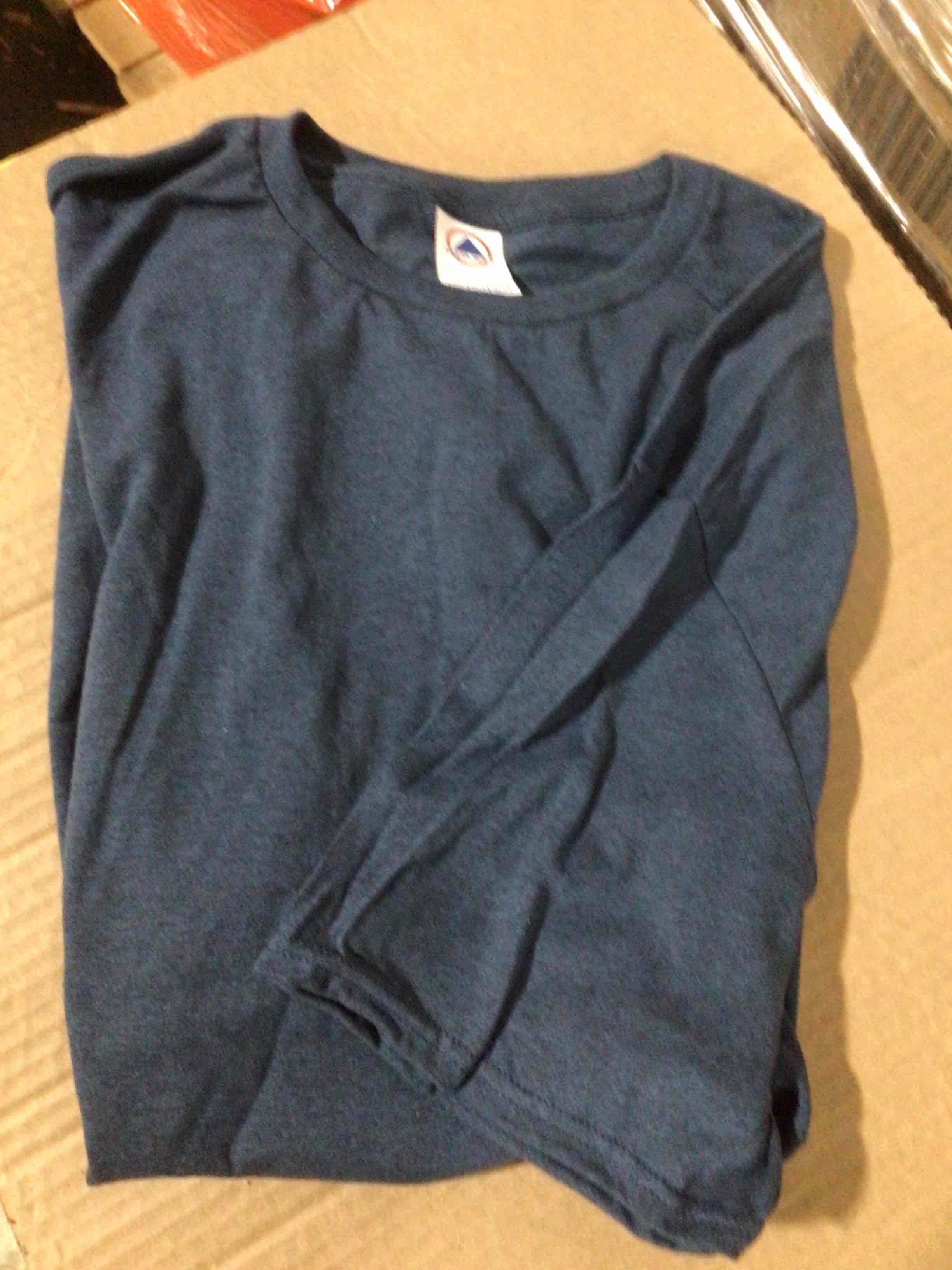 3XL Delta Apparel Blue Adult T-Shirt 