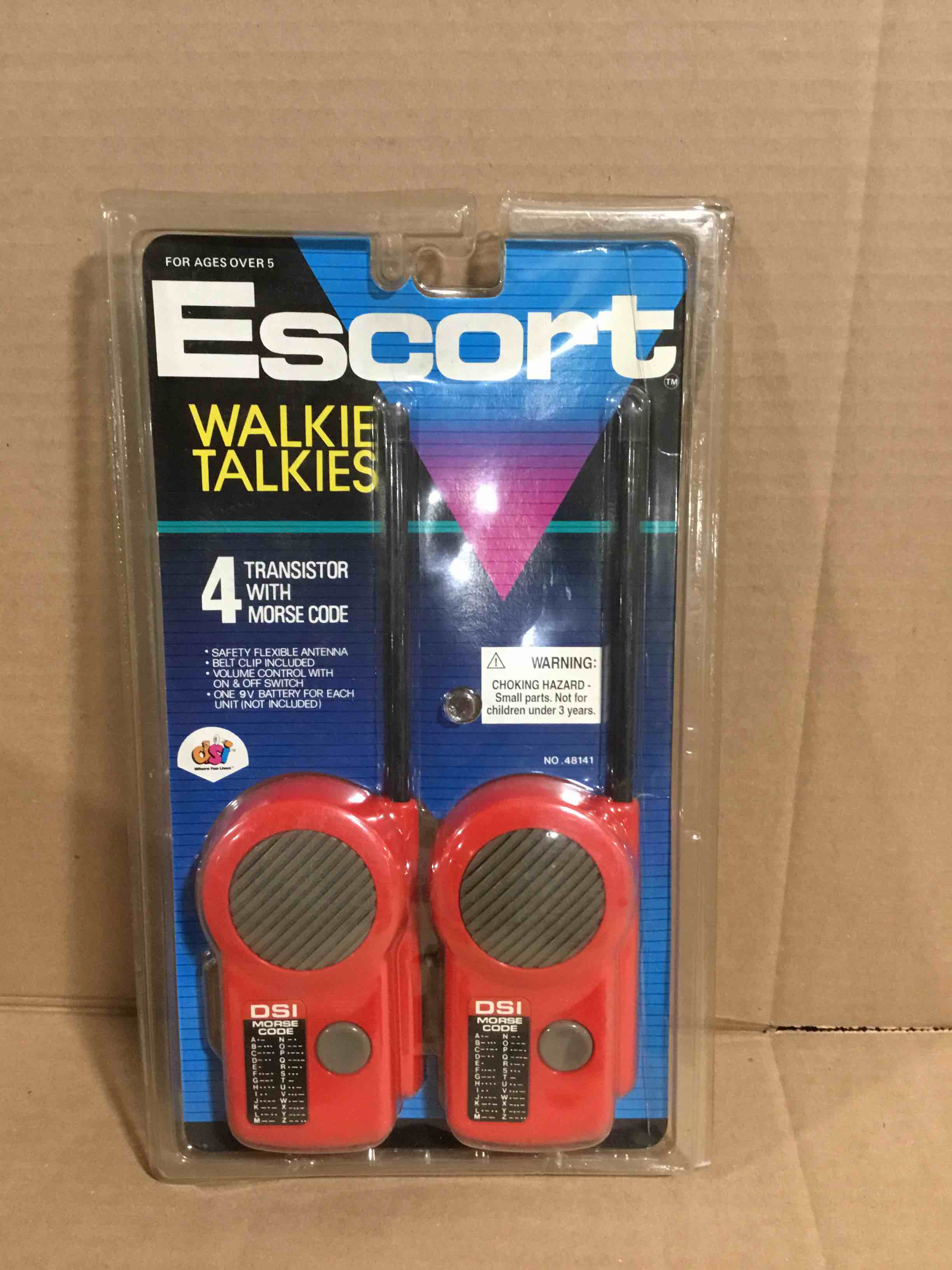 Condition photo showing Good Condition for Escort Walkie Talkies No. 48141 red
