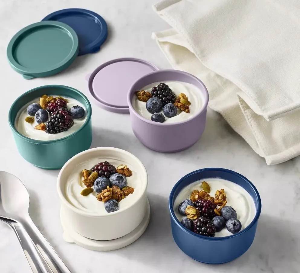 8pc (set of 4) 5oz condiment snack food storage container set - figmint™