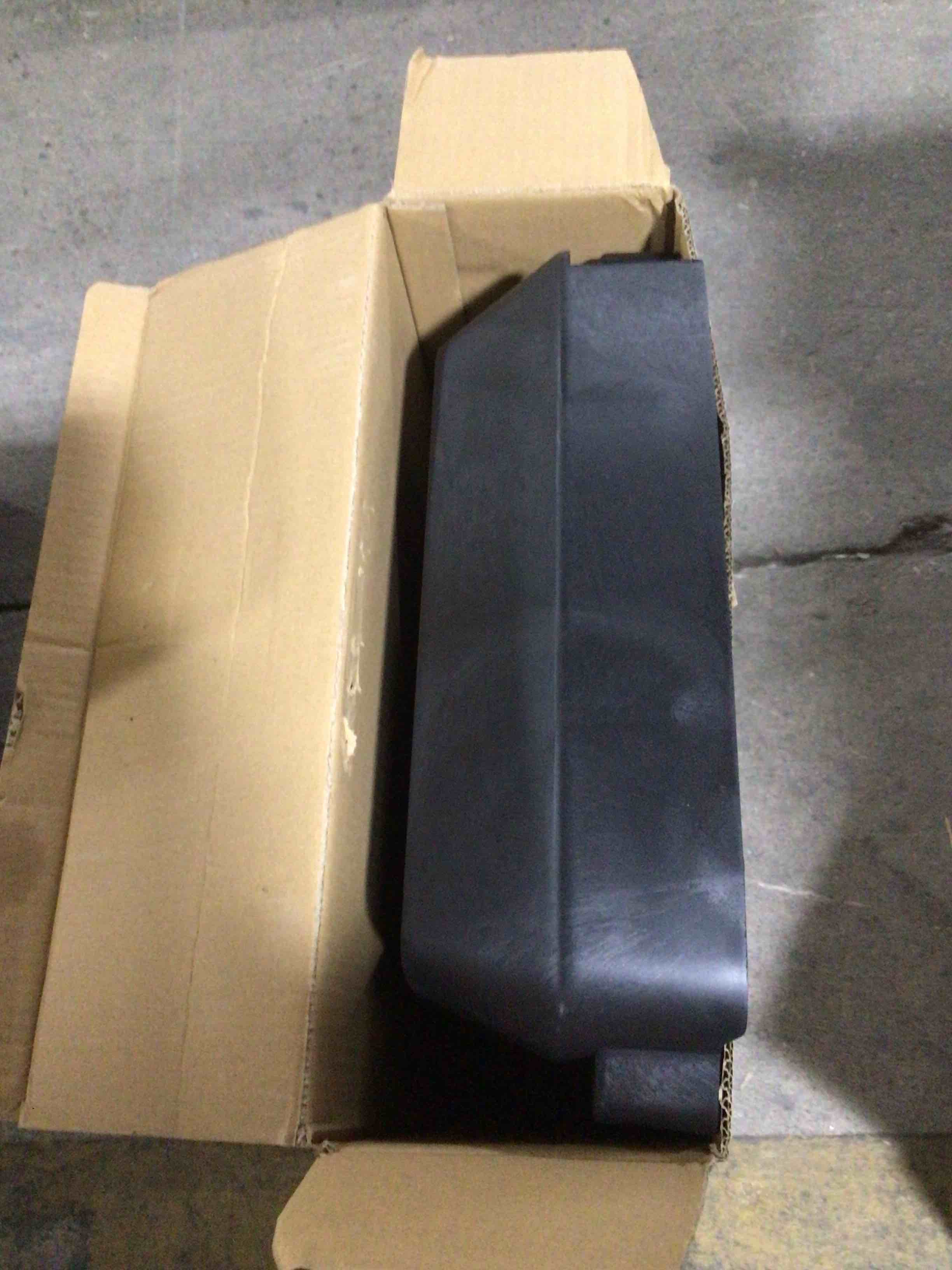 Alpine Industries Trash Can Dolly  with Foot Pedal Release  Rectangular  Black