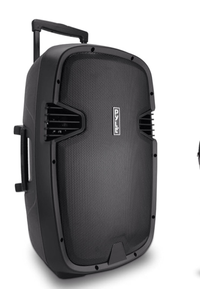 Pyle 1600 Watt, 15" Bluetooth PA Speaker - Indoor/Outdoor Portable Sound System with (2) UHF Wireless Microphones Rechargeable Battery, Audio Recording, USB/SD Readers, FM Radio (PPHP1535WMU)