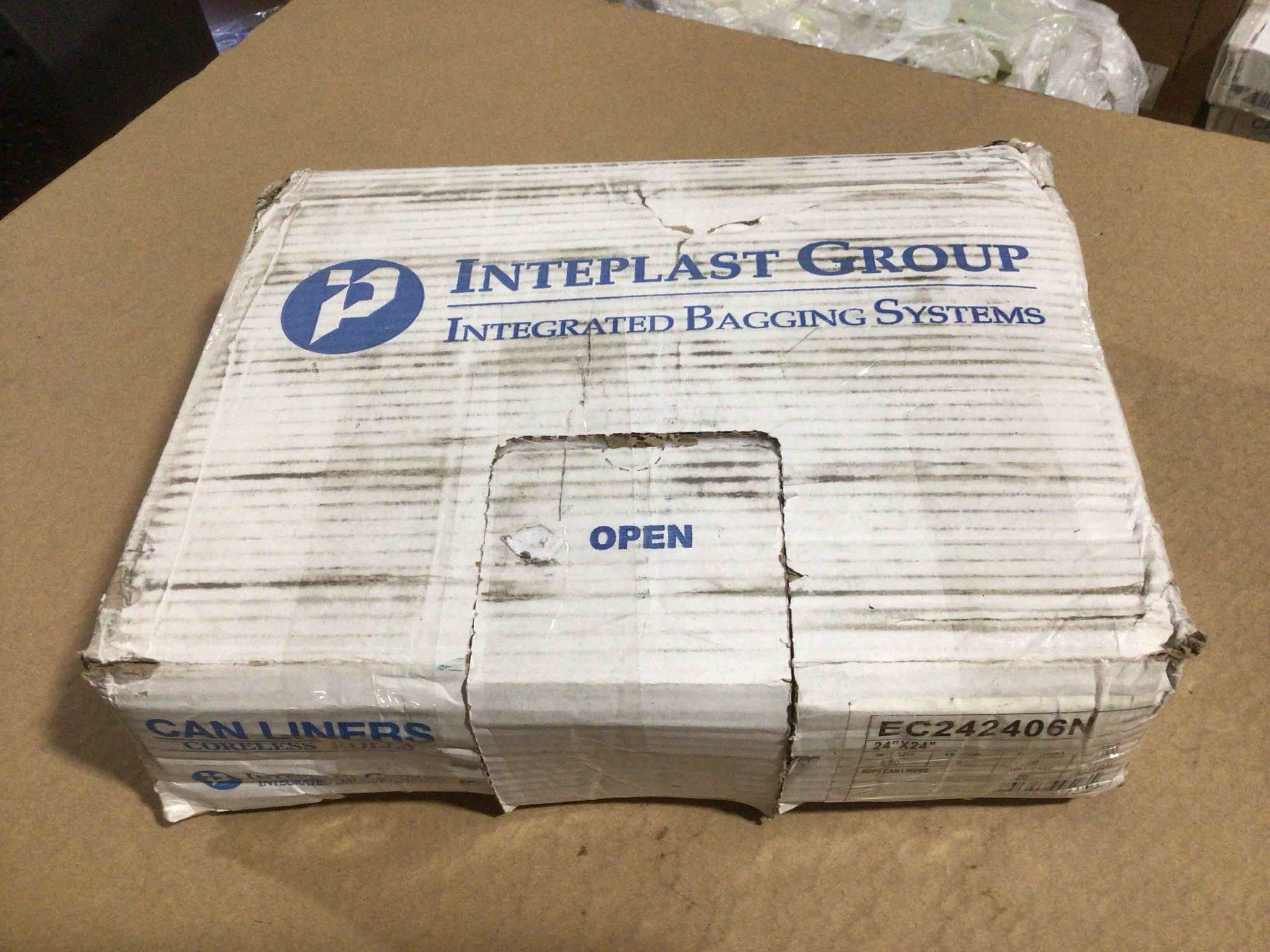 Inteplast Group Commercial Trash Bags  Perforated Roll  10gal  24 x 24  Natural  1000/Carton