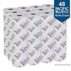 Case of 48 Rolls of Georgia Pacific Blue Standard Tool 2-Ply Toilet Paper 