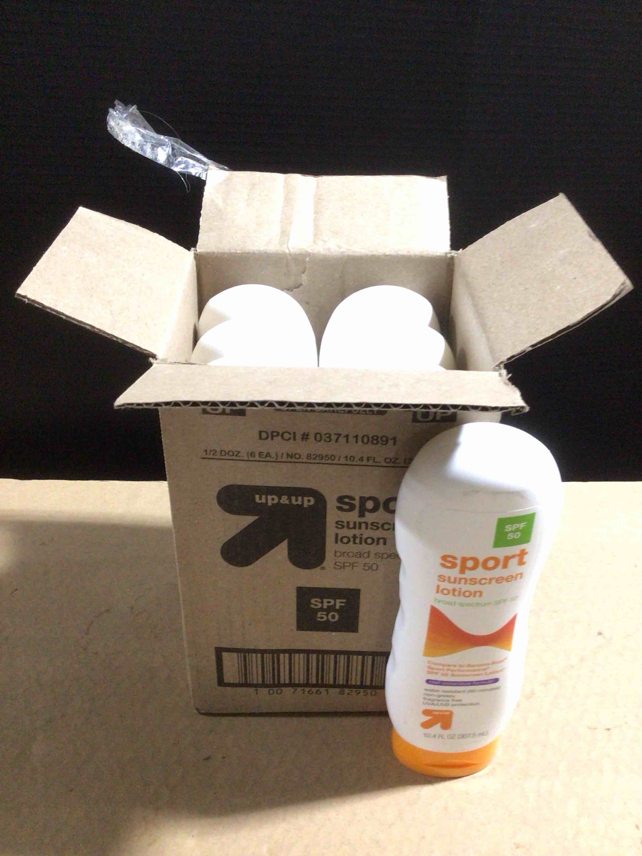 case of 7 sport sunscreen lotion - spf 50 - 10.4 fl oz - up&up™