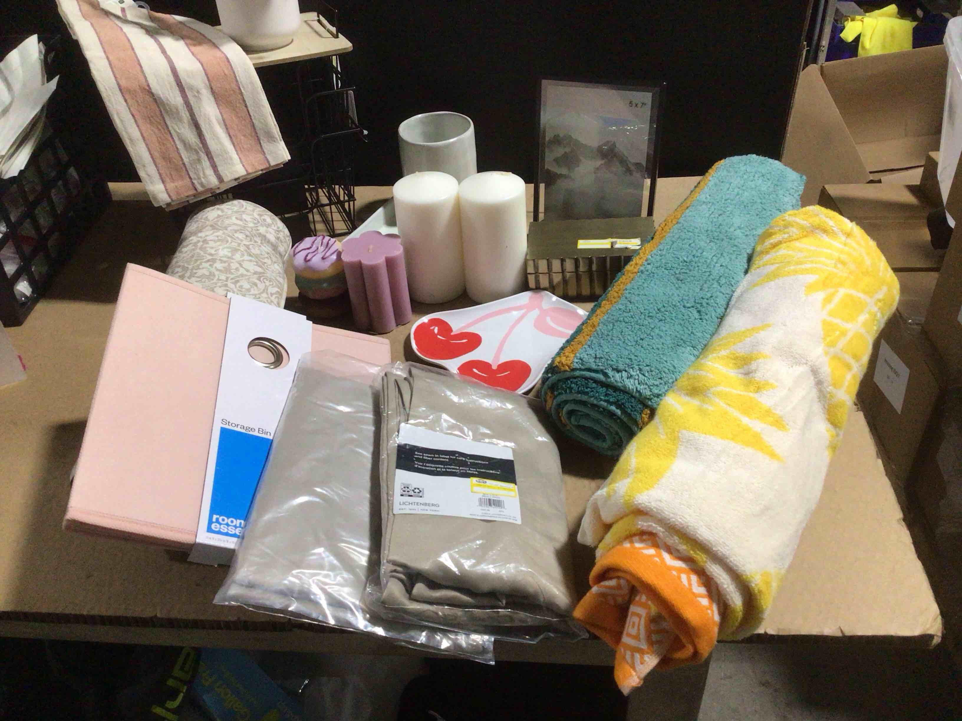 Condition photo showing As Is for Lot of Everyday Home Goods, Approximately 30 Items 
