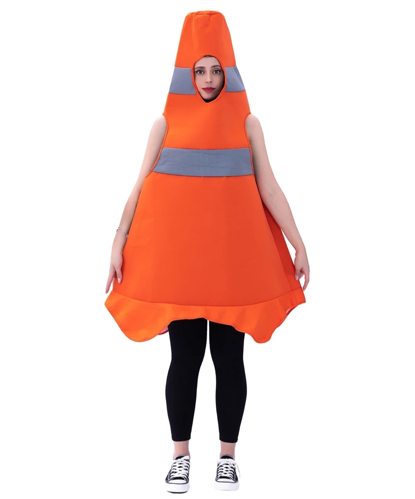 Seasons Women Construction Cone Costume,One Size Fits Most