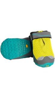 RUFFWEAR, Grip Trex Dog Boots, Outdoor Booties with Rubber Soles for Hiking and Running, Lichen Green, 2.50"