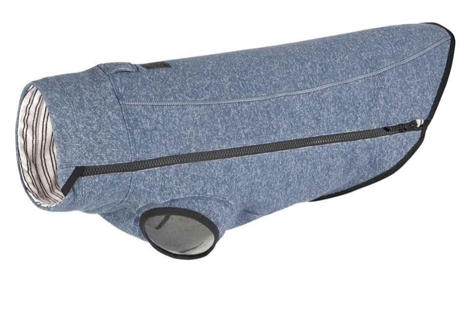 Ruffwear, Hemp Hound Sweater for Dogs, Slate Blue, Medium