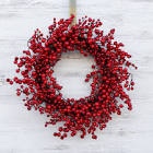 red berry front door christmas holiday front door wreath