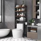 agassiz metal adjustable freestanding over the toilet storage 