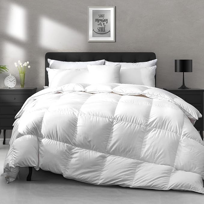 all-season high fill power feather down comforter 