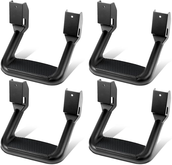 4 Pcs of Aluminum Side Hoop Steps