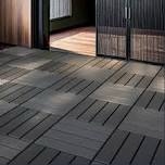 44 pk 12x12 square waterproof outdoor deck tiles interlocking 