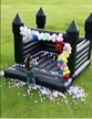 FINCOME Inflatable bounce house, black
