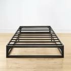 9" Metal Platform Bed Frame, Heavy Duty Thickened Steel Slat Suppor