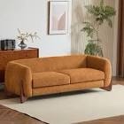 Mariyan Boucle Upholstered 3- seater ,caramel