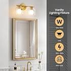 dimmable bathroom vanity 2-light