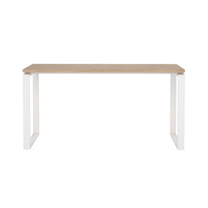 (pickup 3 boxes) Embrie Metal Base Writing Desk