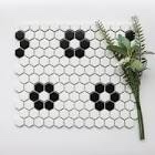 Value Series 1“ x 1" Porcelain Honeycomb Mosaic Wall & Floor Tile, 11 sheets/box