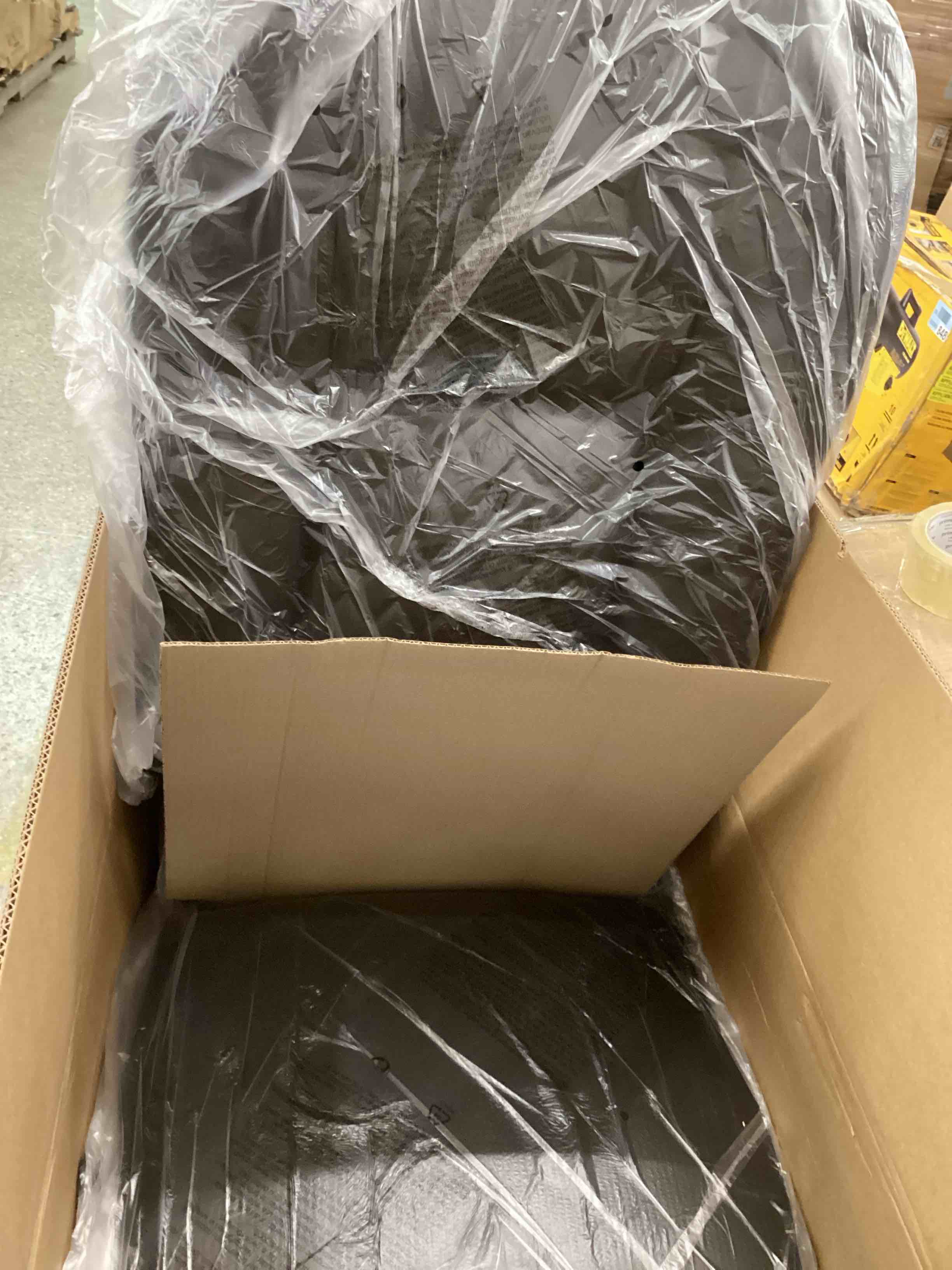 Condition photo showing Good Condition for Lannah Faux Leather Recliner Massage Chair With Two Cup Holders for home (incomplete box A) 
