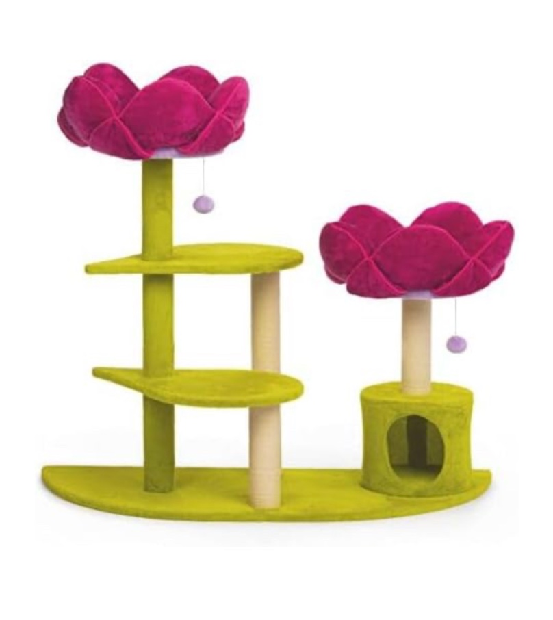 Prevue Pet Products Kitty Power Flower Garden Cat Tree Tower
