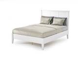 (incomplete,box 1 of 2)  N701P351630K Queen Platform bed-white