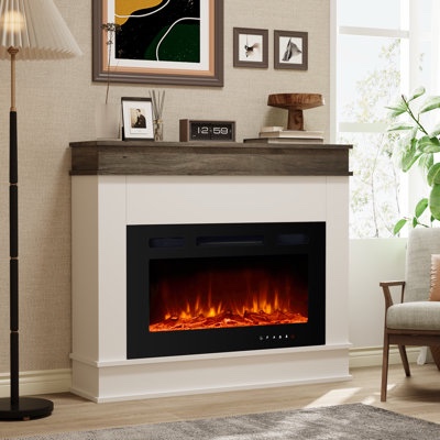 Electric Fireplace  mantel