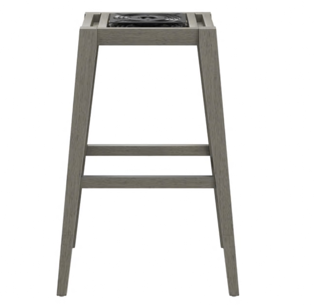 (Other color other than the image(Brown)WOOD ADJUSTABLE HEIGHT STOOL BASE WITH SWIVEL PLATE COLOR BROWN 