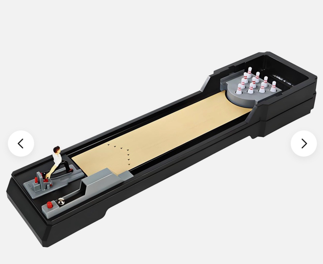 Table Bowling Game, Tabletop Bowling Alley, 10 Pins Mini Bowling Set Toy 