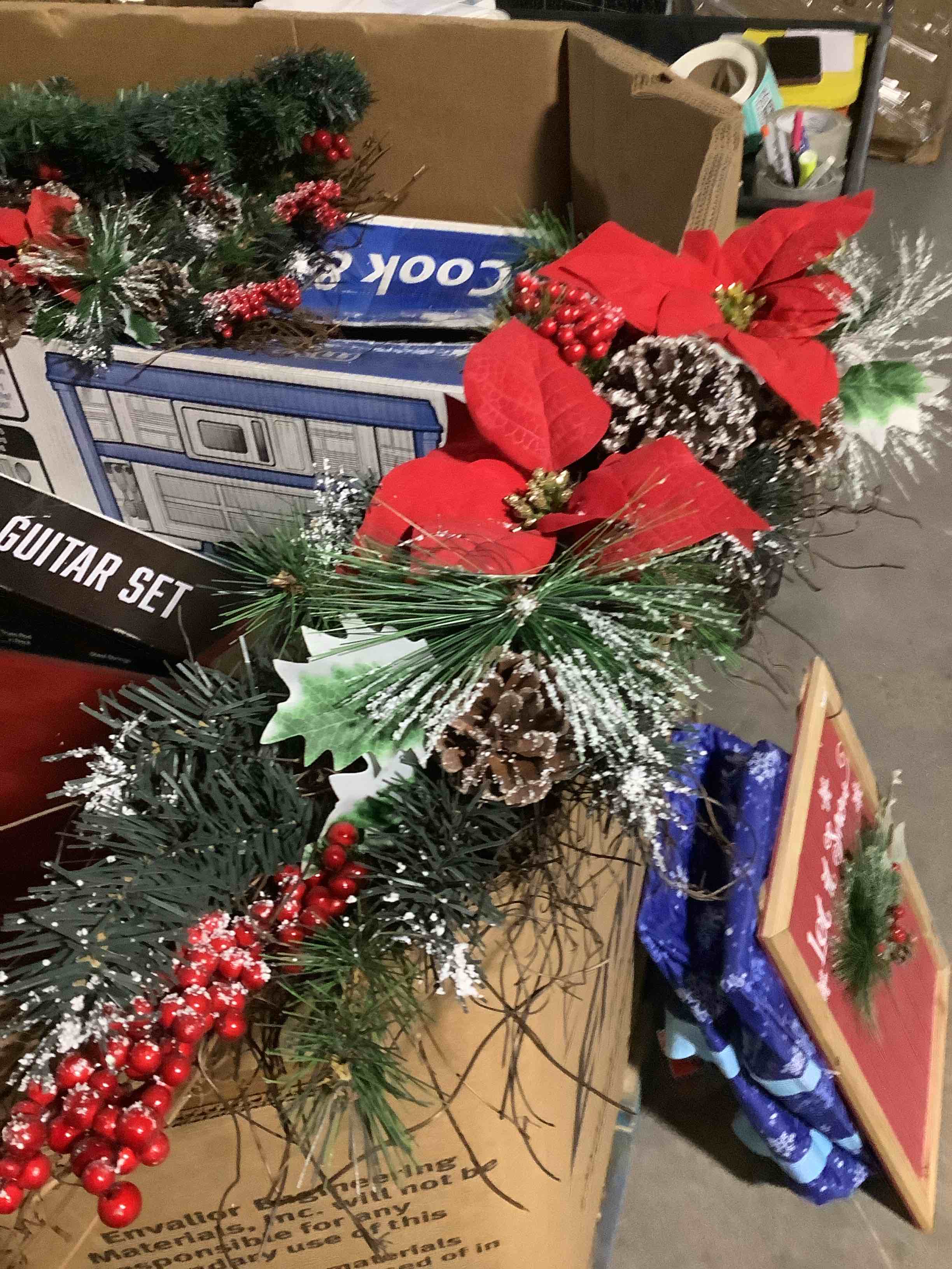 Condition photo showing Good Condition for Christmas Elegance classic Christmas decorations 