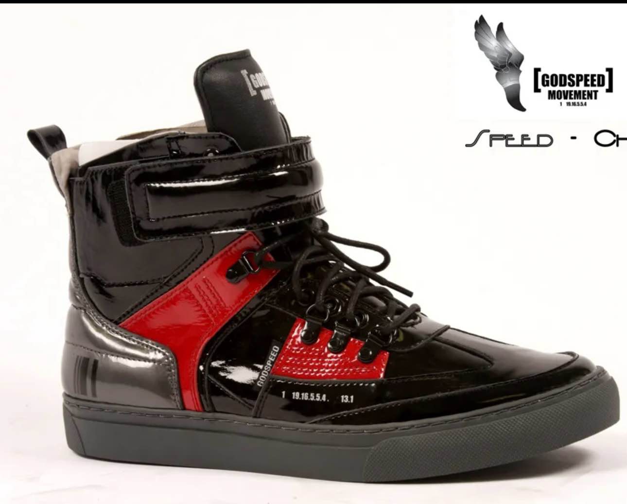 GodSpeed Movement Footwear About Fall/Holiday collection colour blk,red,grey (Size 10)