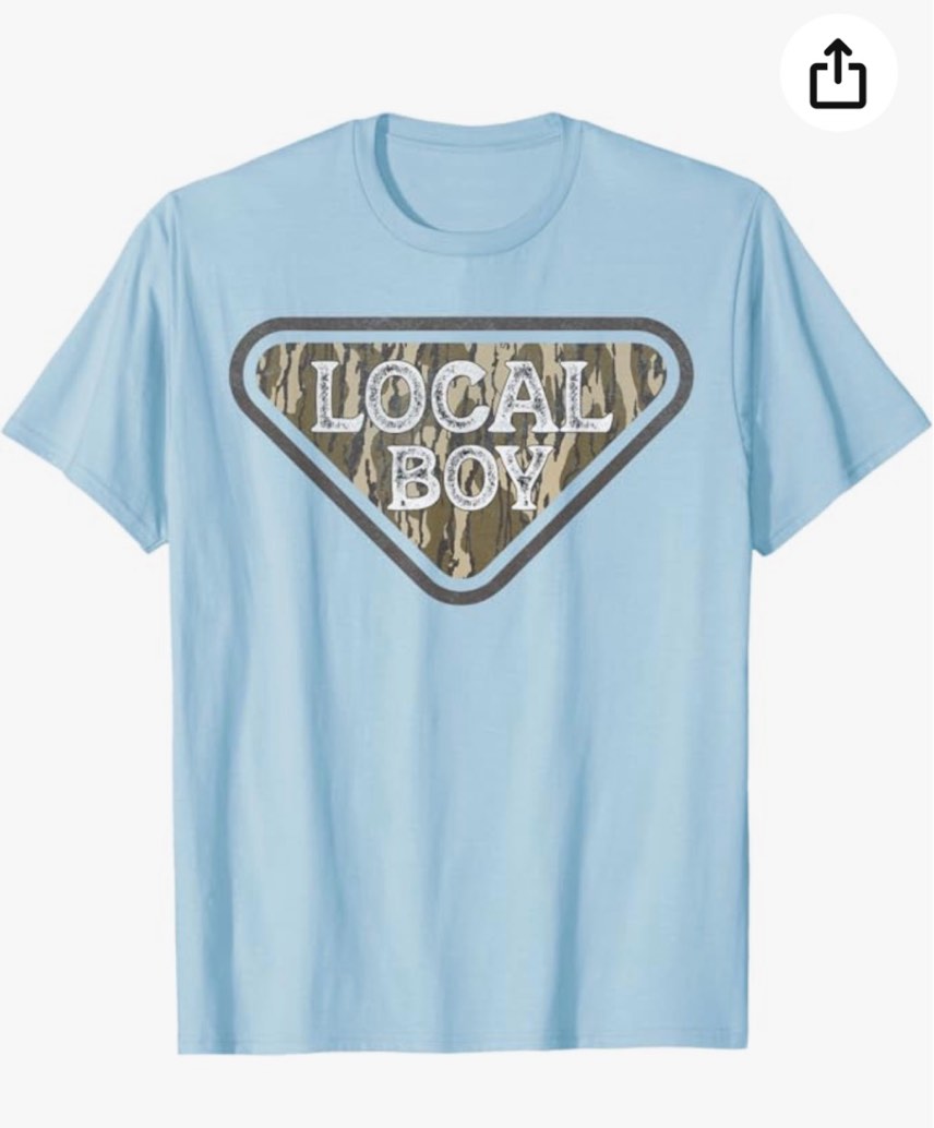 FUNNY MEN WOMEN OUTFITS 2025 LOCAL BOY CAMO DEER DUCK DOVE HUNTING MEN BOY SIZE XL COLOR BABY BLUE