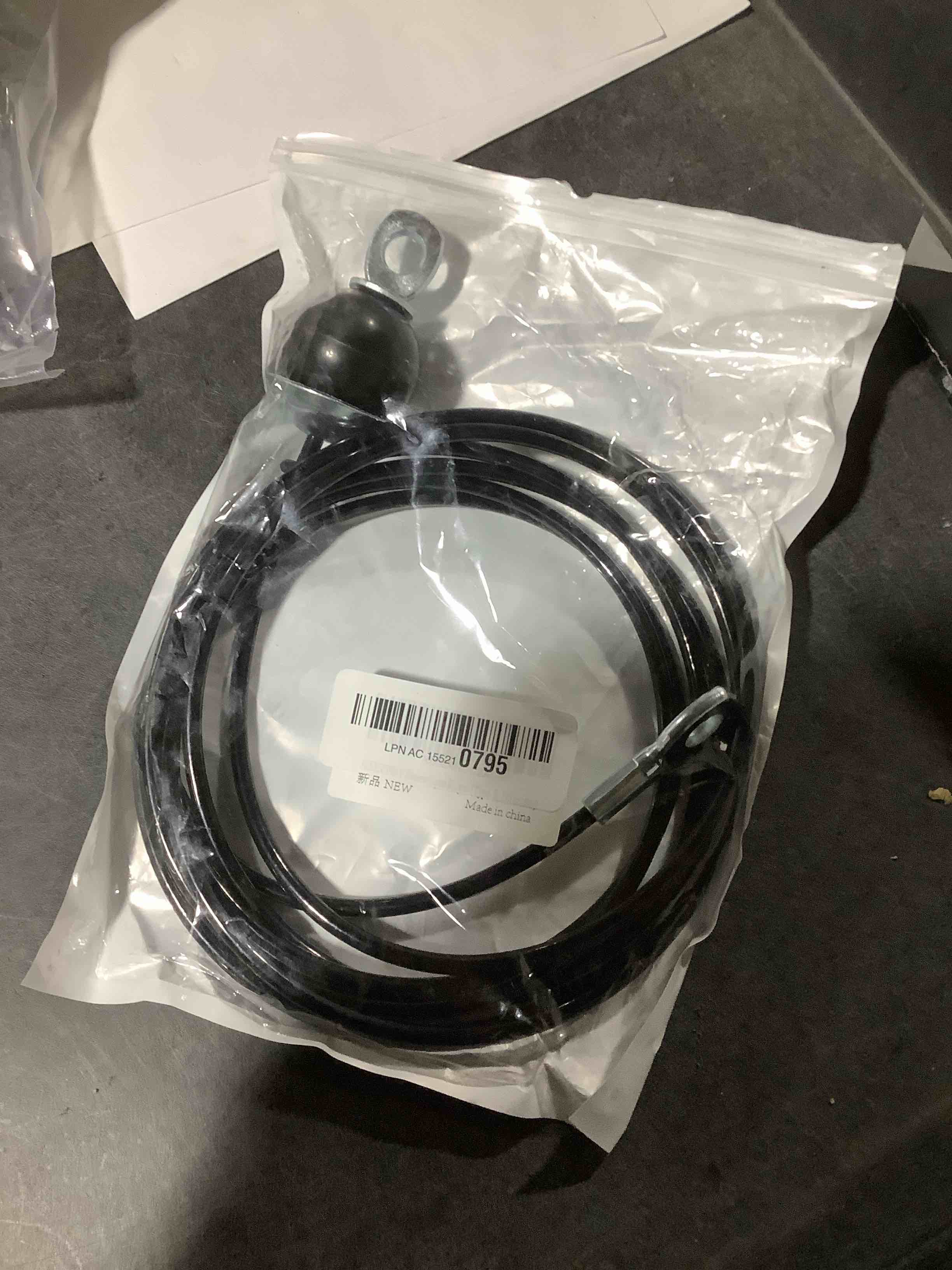 Condition photo showing New/Like New for AIKESIWAY Fitness Pulley Cable,Replacement Cable Machine Accessories,Cable Pulley Attachments for Gym -Thick 5mm(0.2inch) Heavy Duty Steel Wire Rope for Home Gym Cable 118" Type-B