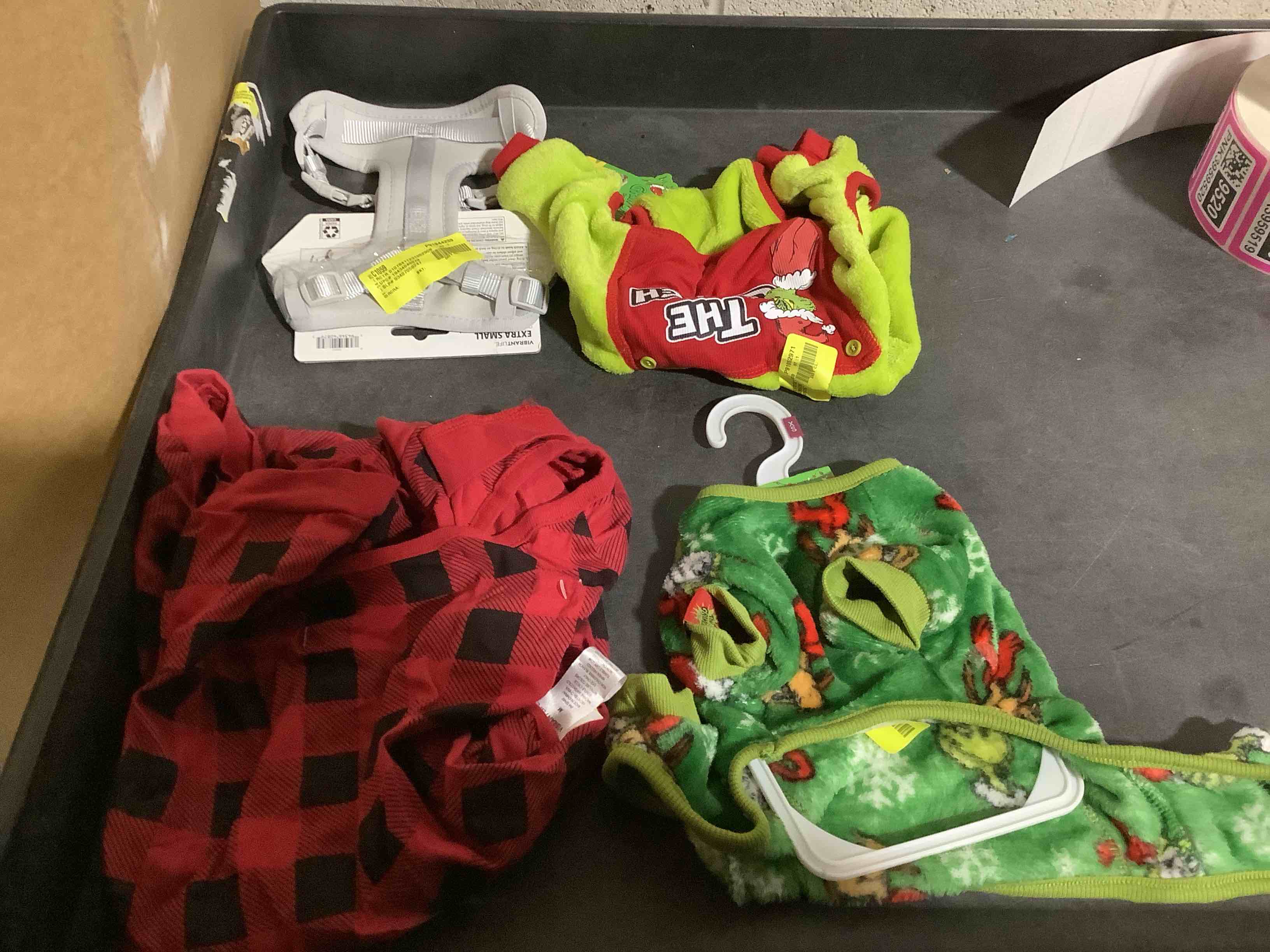 ASSORTMENT OF DOG CLOTHES, 4 pcs.