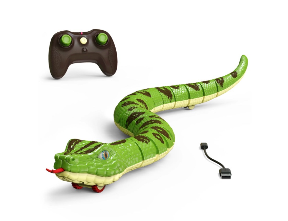 Terra by Battat RC Snake Green Anaconda Remote Control Reptile Toy for Kids 5 Years+