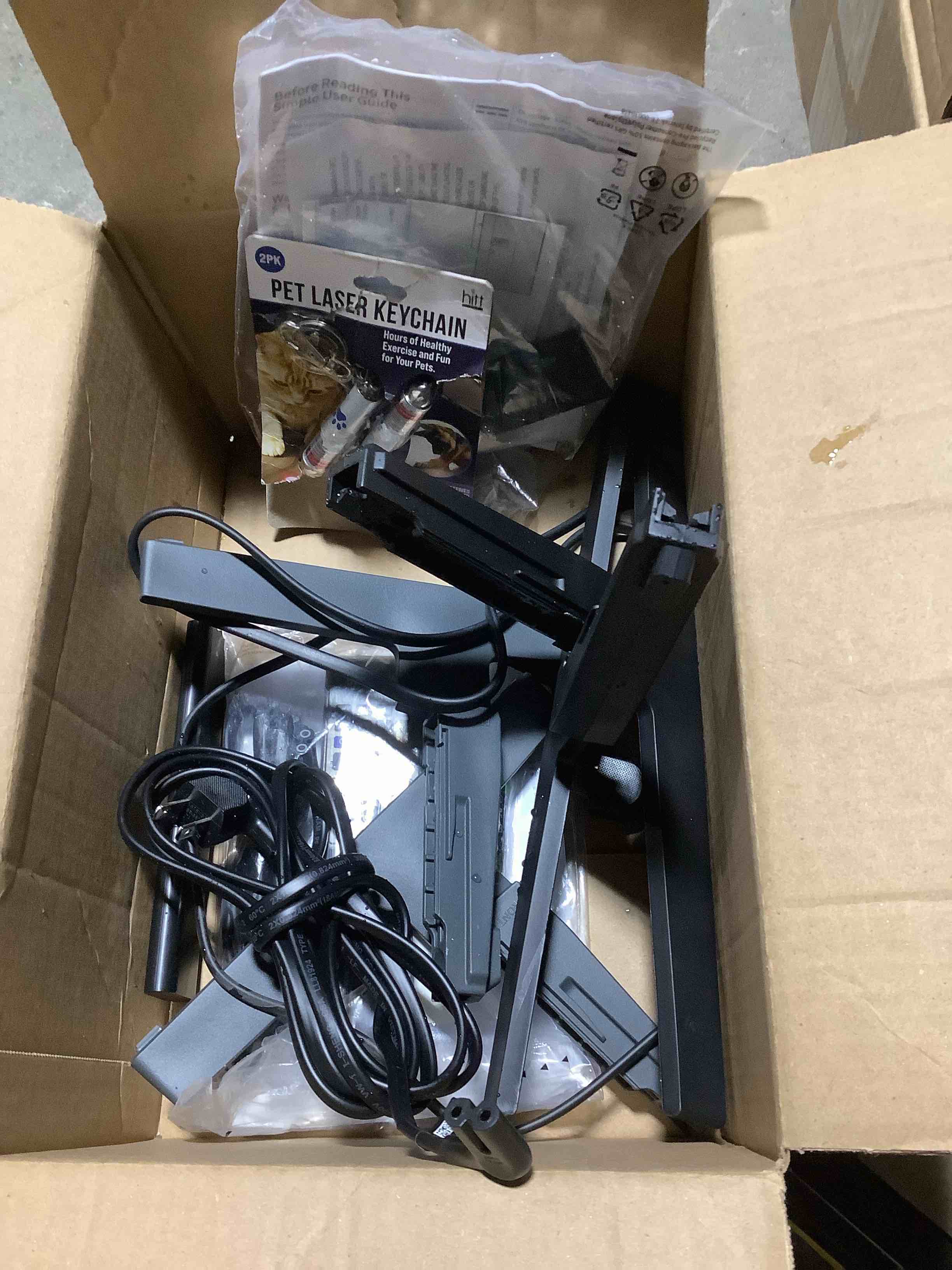 assortedof television electrical apparatus