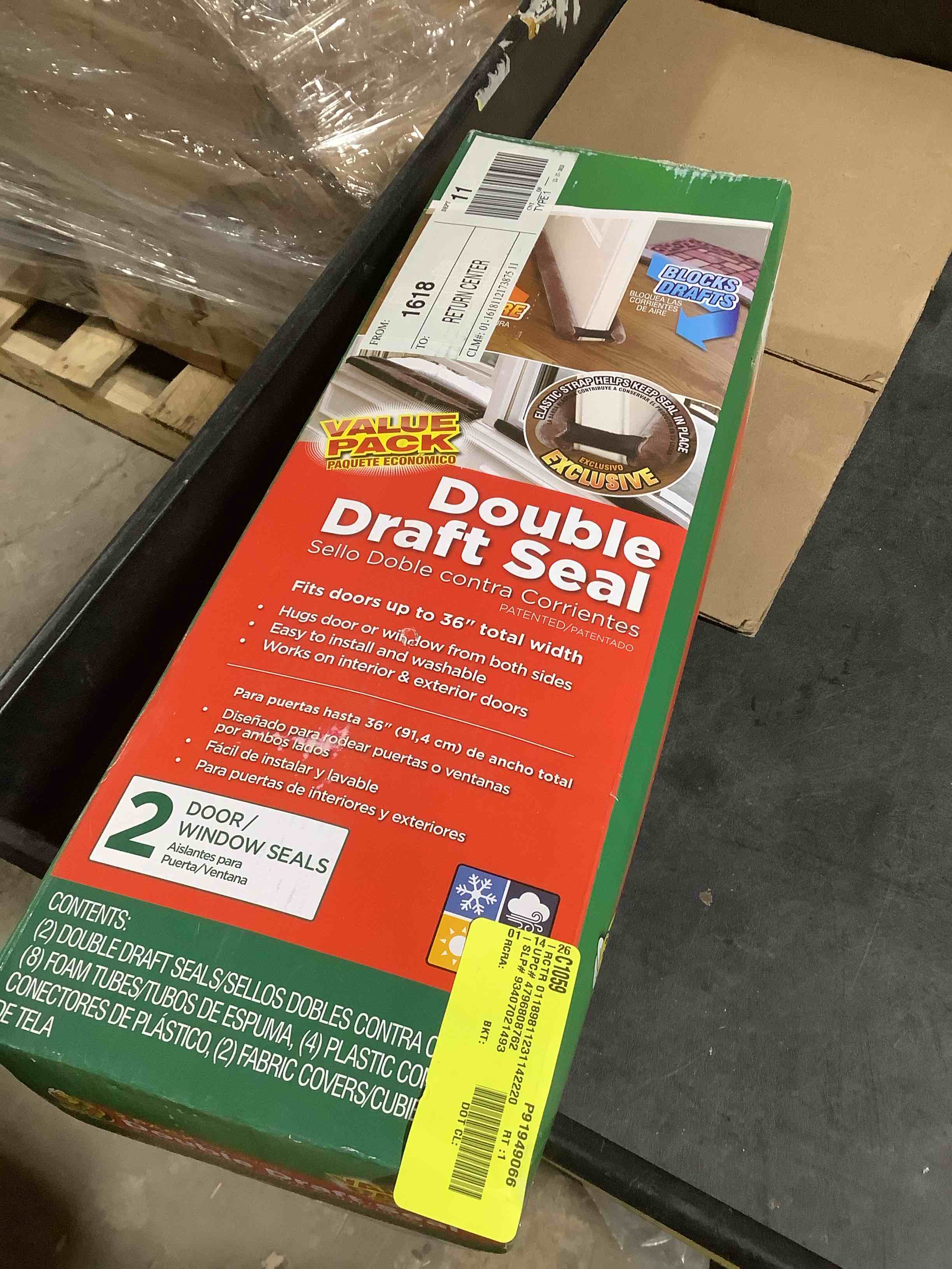 Condition photo showing Good Condition for Duck 34" 2pk Double Draft Seal Caulk and Sealants Dark Gray
