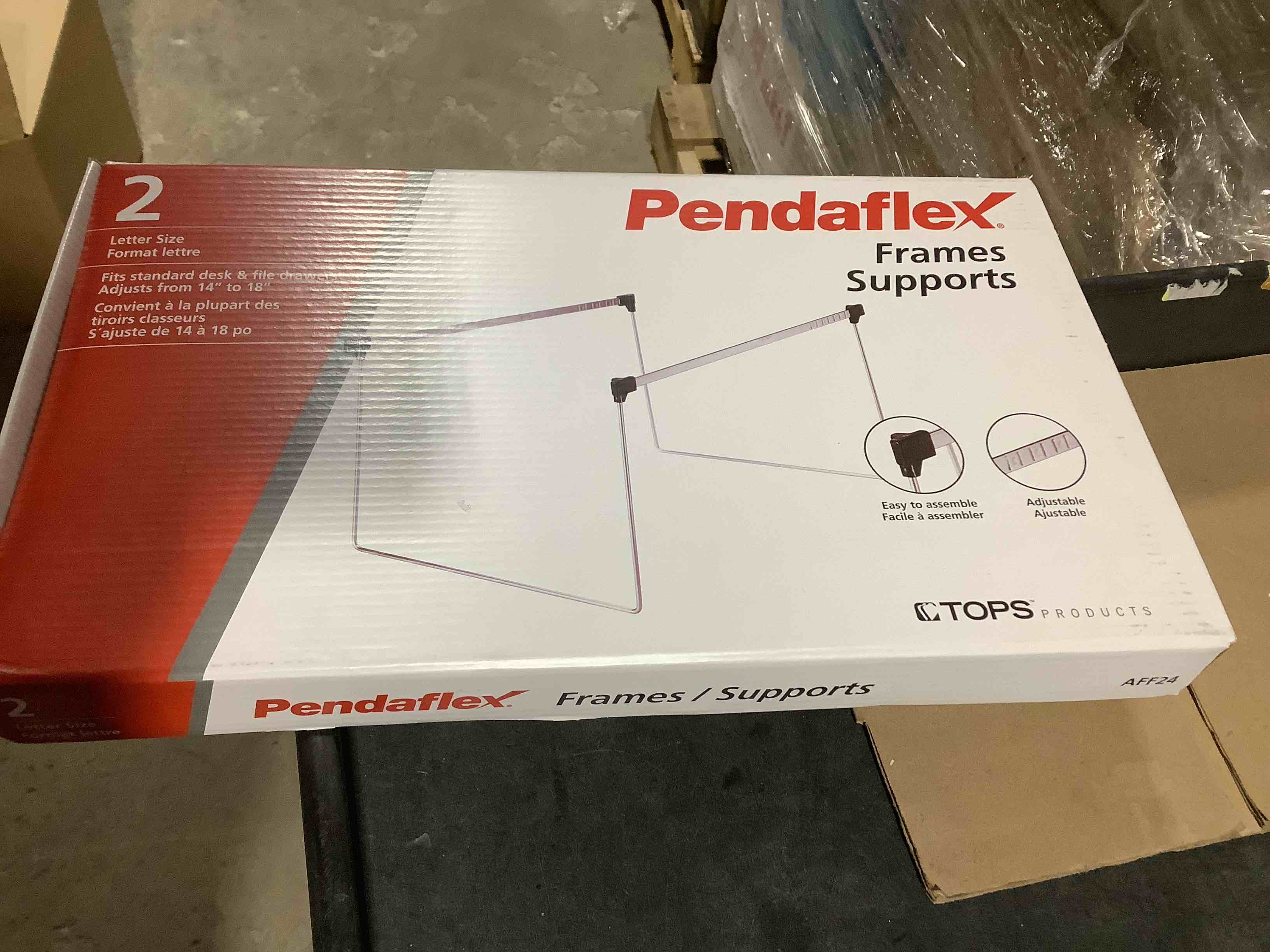 Condition photo showing Good Condition for Pendaflex Actionframe Drawer File Frames Letter - 14 -18  Long - Steel - Stainless Steel - 2 / Box