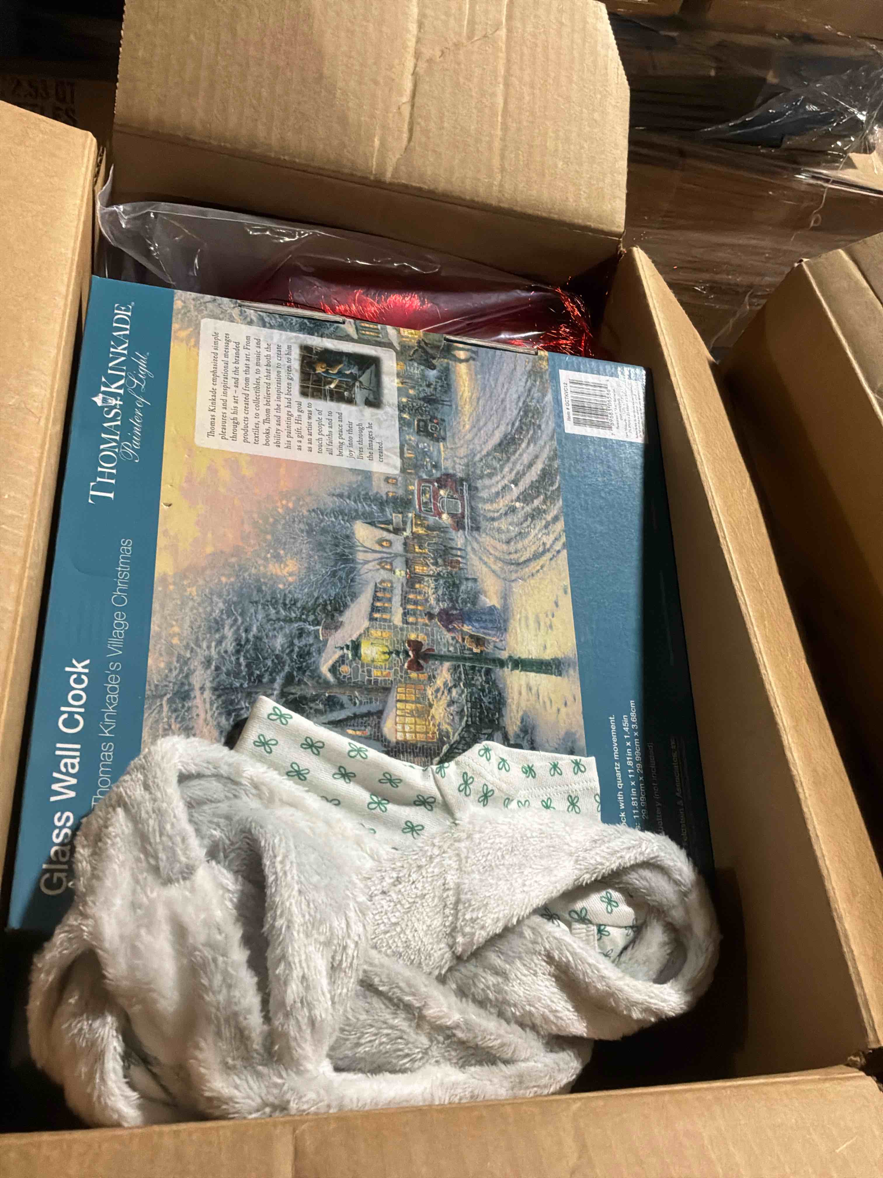 box lot of miscellaneous items 