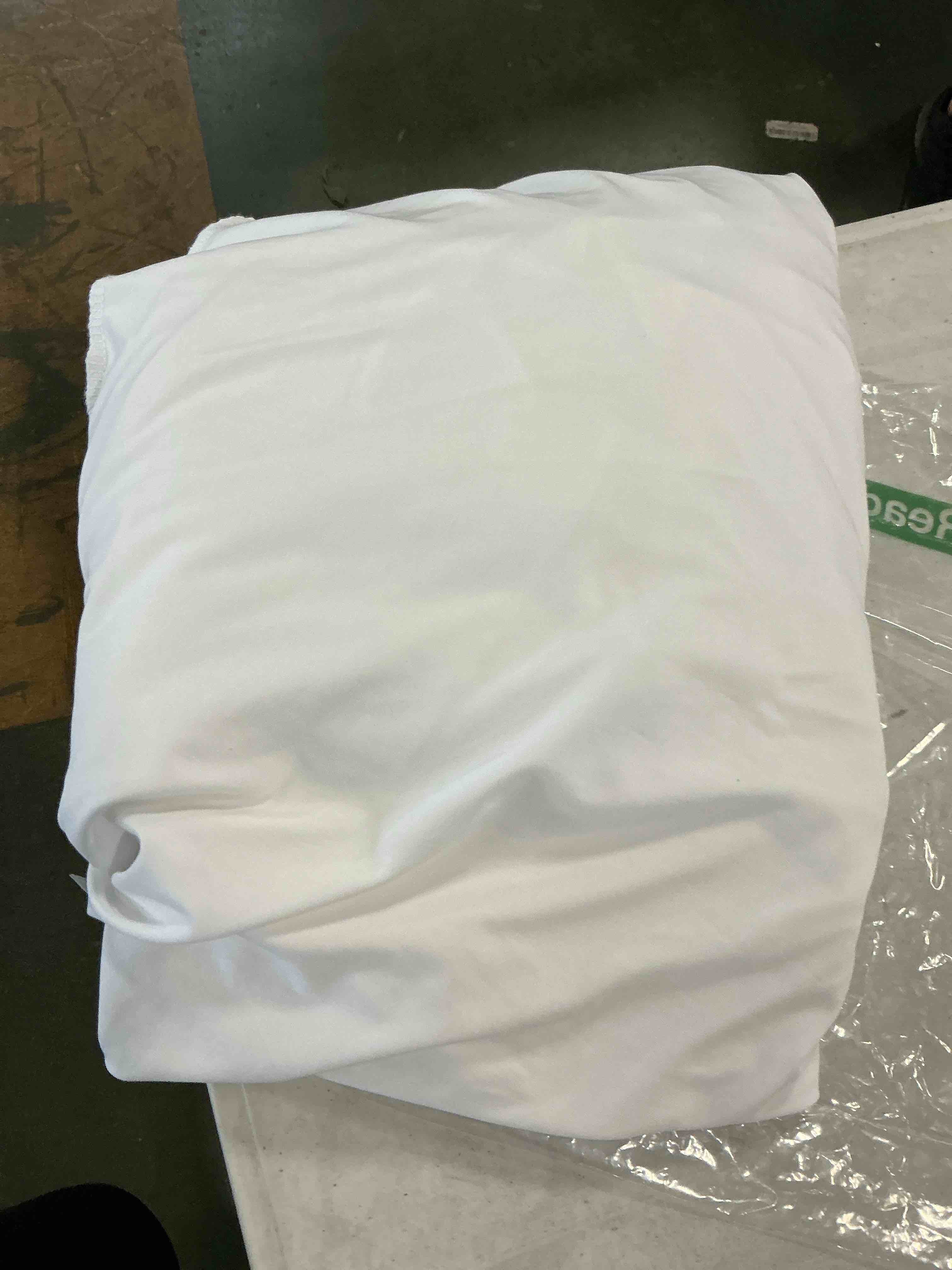 Condition photo showing As Is for Utopia Kitchen Spandex Tablecloth [6FT, white ] Tight, Fitted, Washable and Wrinkle Resistant Stretch Rectangular Patio Table Cover for Event, Wedding, Banquet & Parties [72Lx30Wx30H Inch]