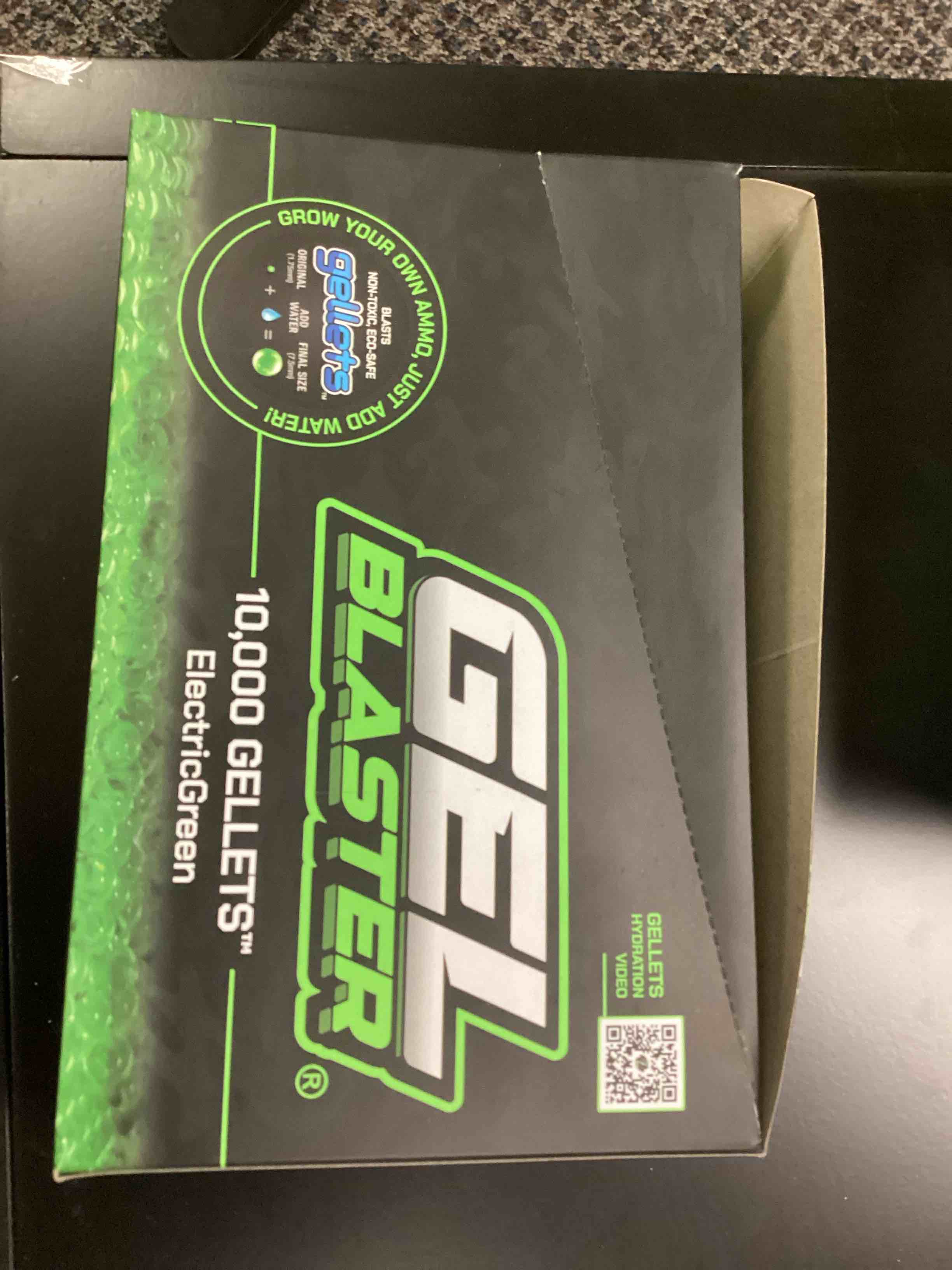 Condition photo showing New/Like New for Gel Blaster Electric Green Gellet Refills 10K