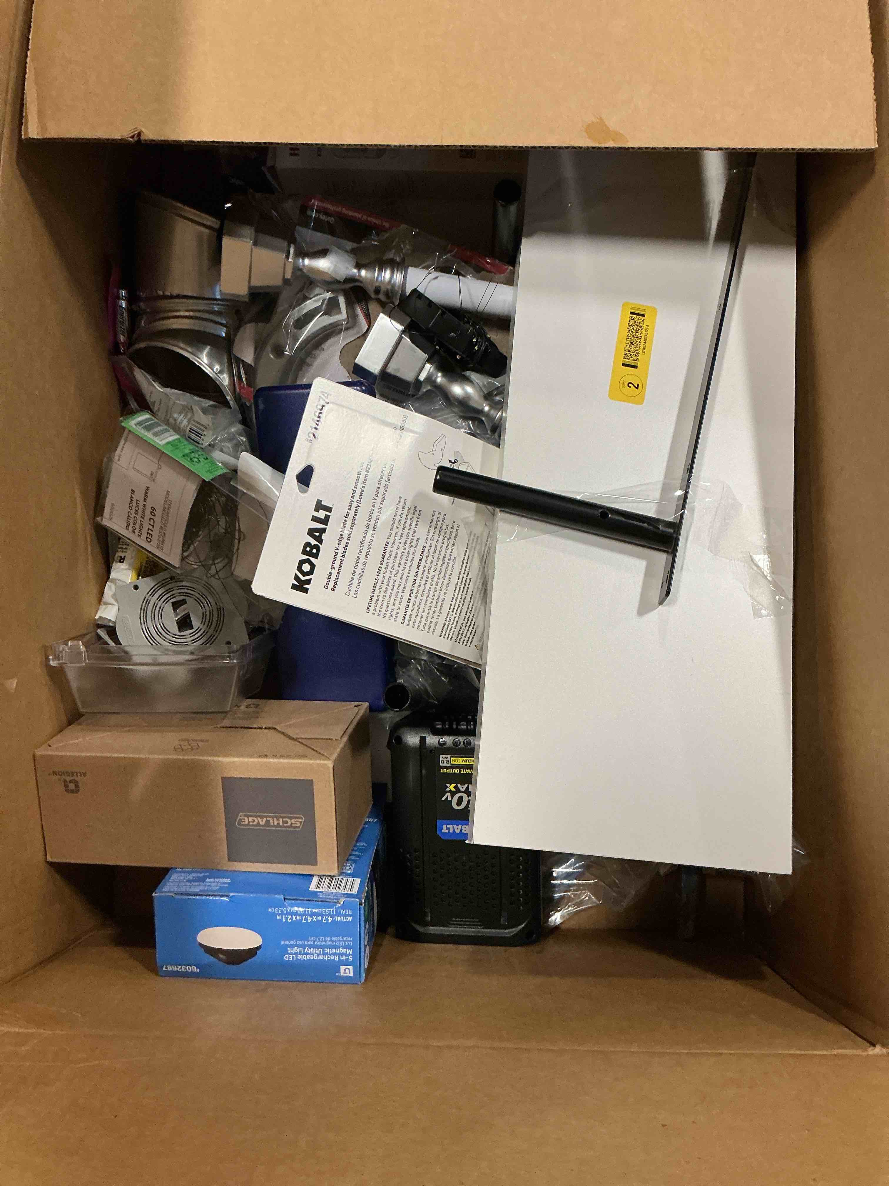 Condition photo showing Good Condition for Assorted Home Improvement Lot (Small Tools, Screw, Home Accessories, etc.)