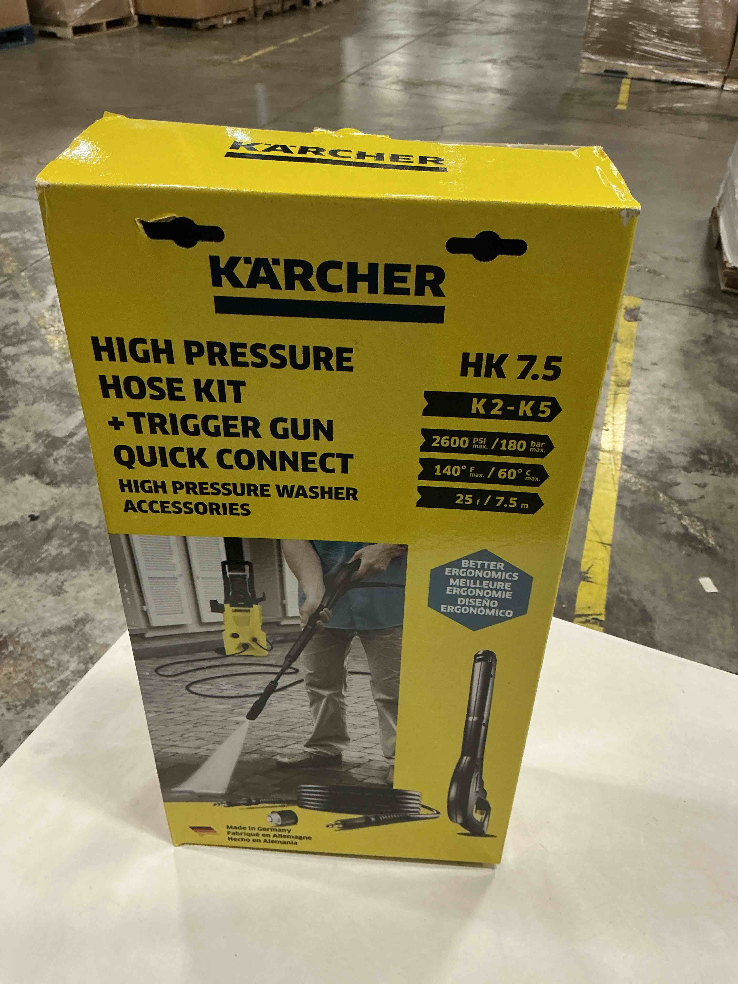 Condition photo showing New/Like New for karcher 2.644-343.0 25 ft. high-pressure hose kit with trigger gun
