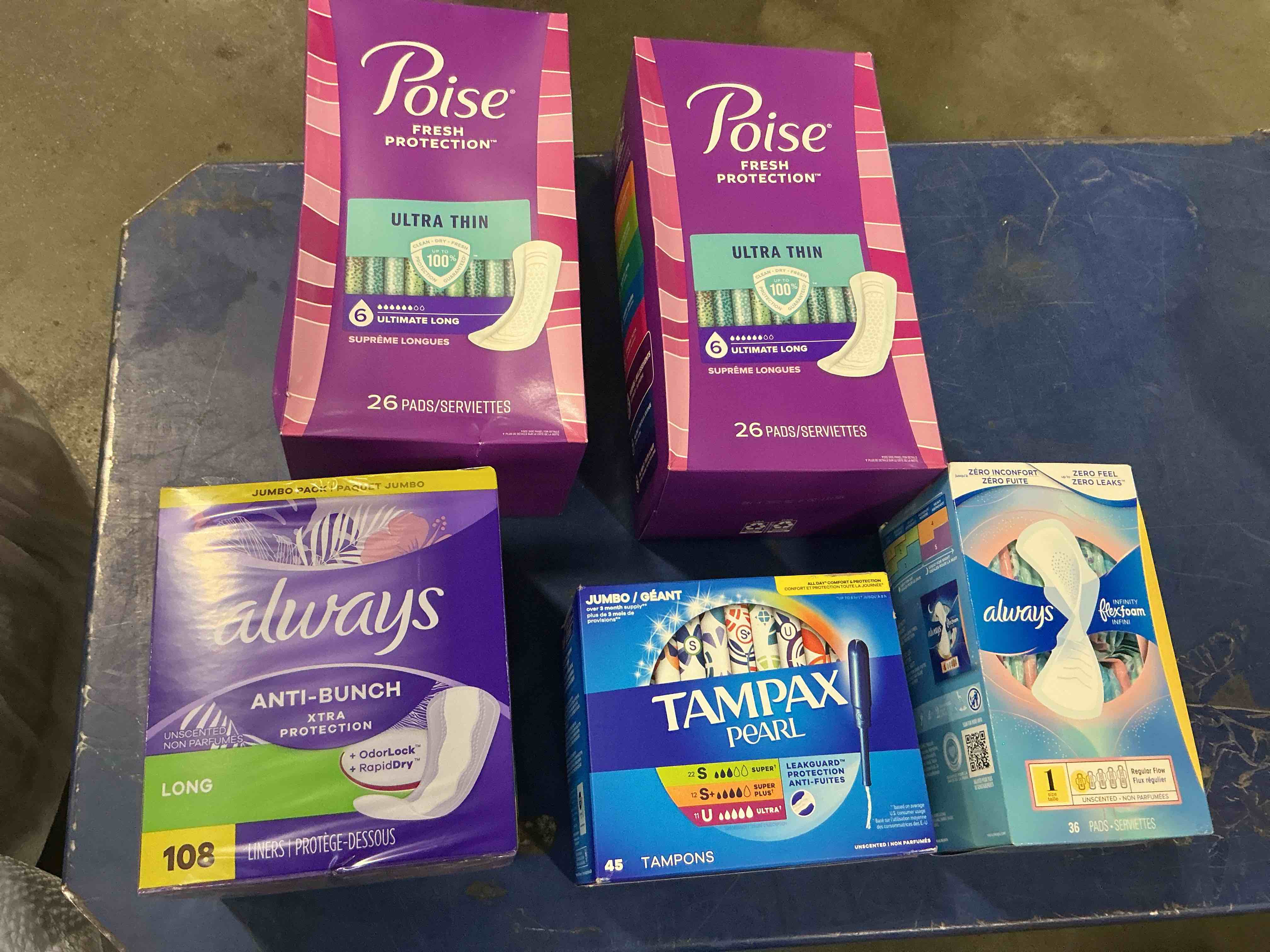 Condition photo showing New/Like New for Assorted of Feminine Products 