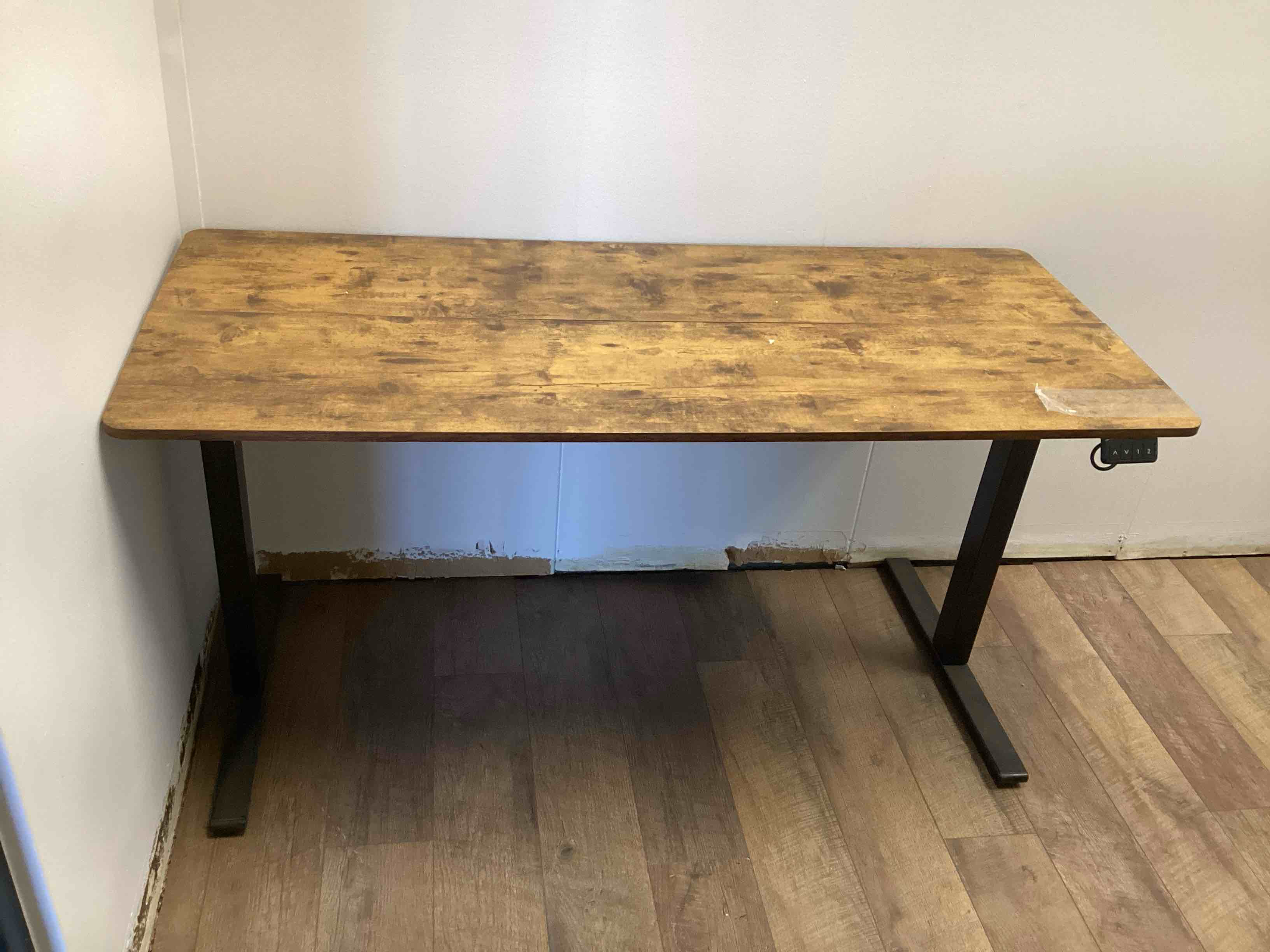 Condition photo showing As Is for Electric Standing Desk, 55 x 24 Inch Height Adjustable Computer Desk