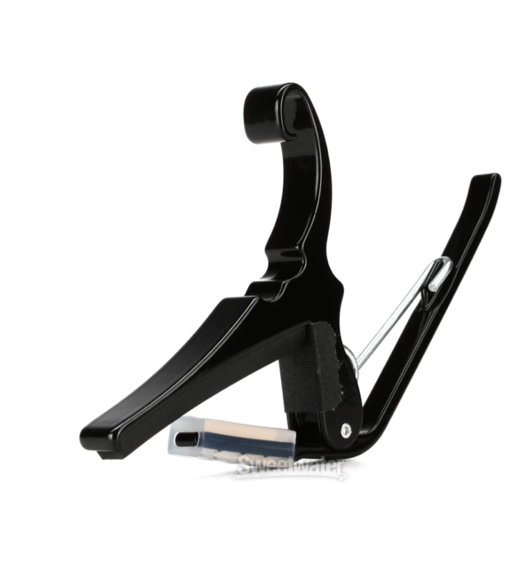 Kyser 6-String Quick Change Acoustic Guitar Capo - Drop "D"(pickup in cage )