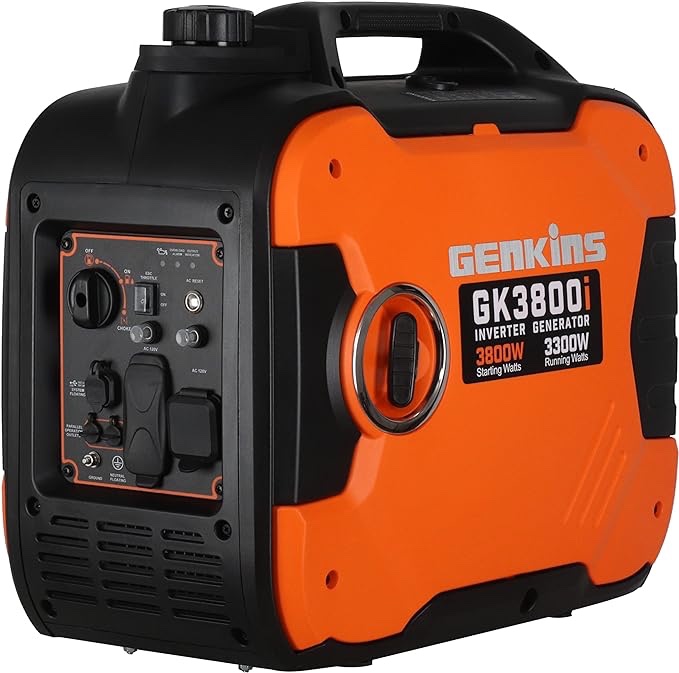 3800 Watt Portable Inverter Generator Ultra Quiet RV Ready Emergency Home Back up Recreation etc Gas Powered EPA Compliant Ship to Puerto Rico