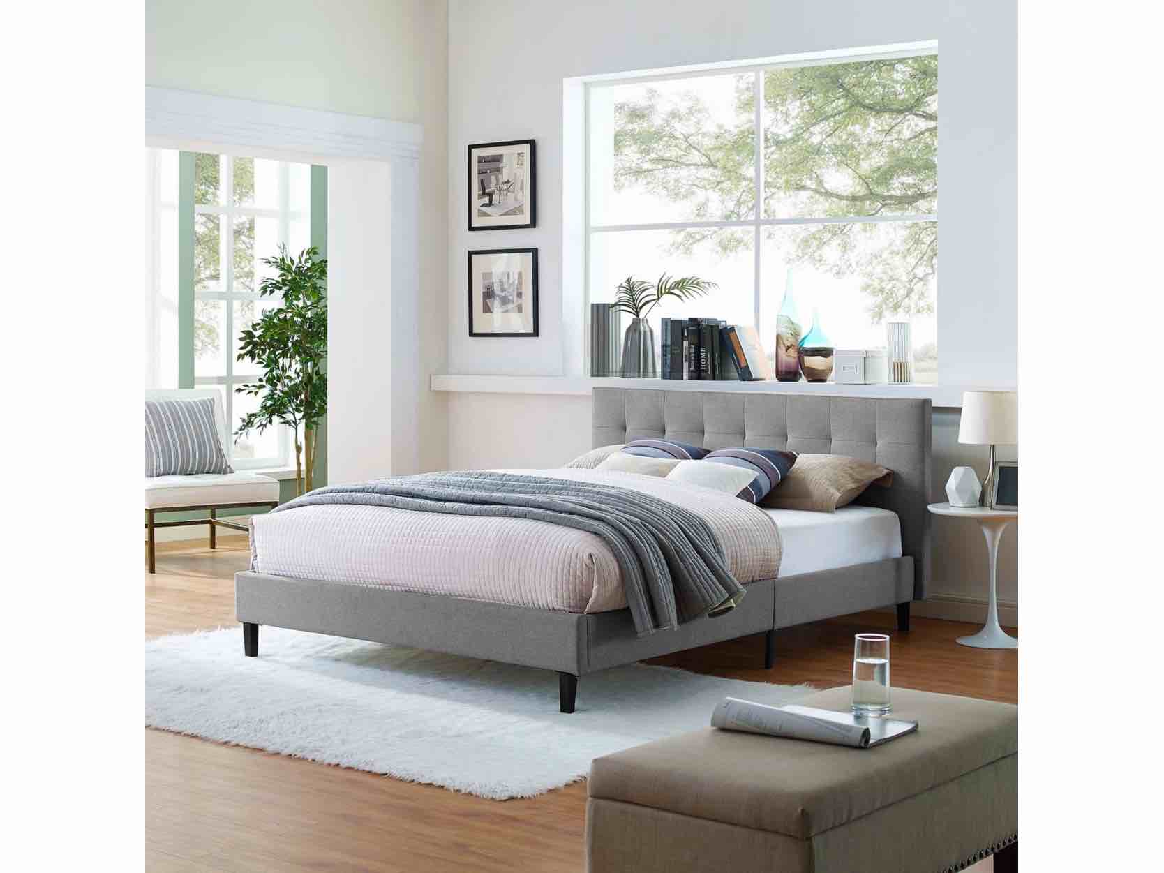 king size platform bed with storage grey velvet 