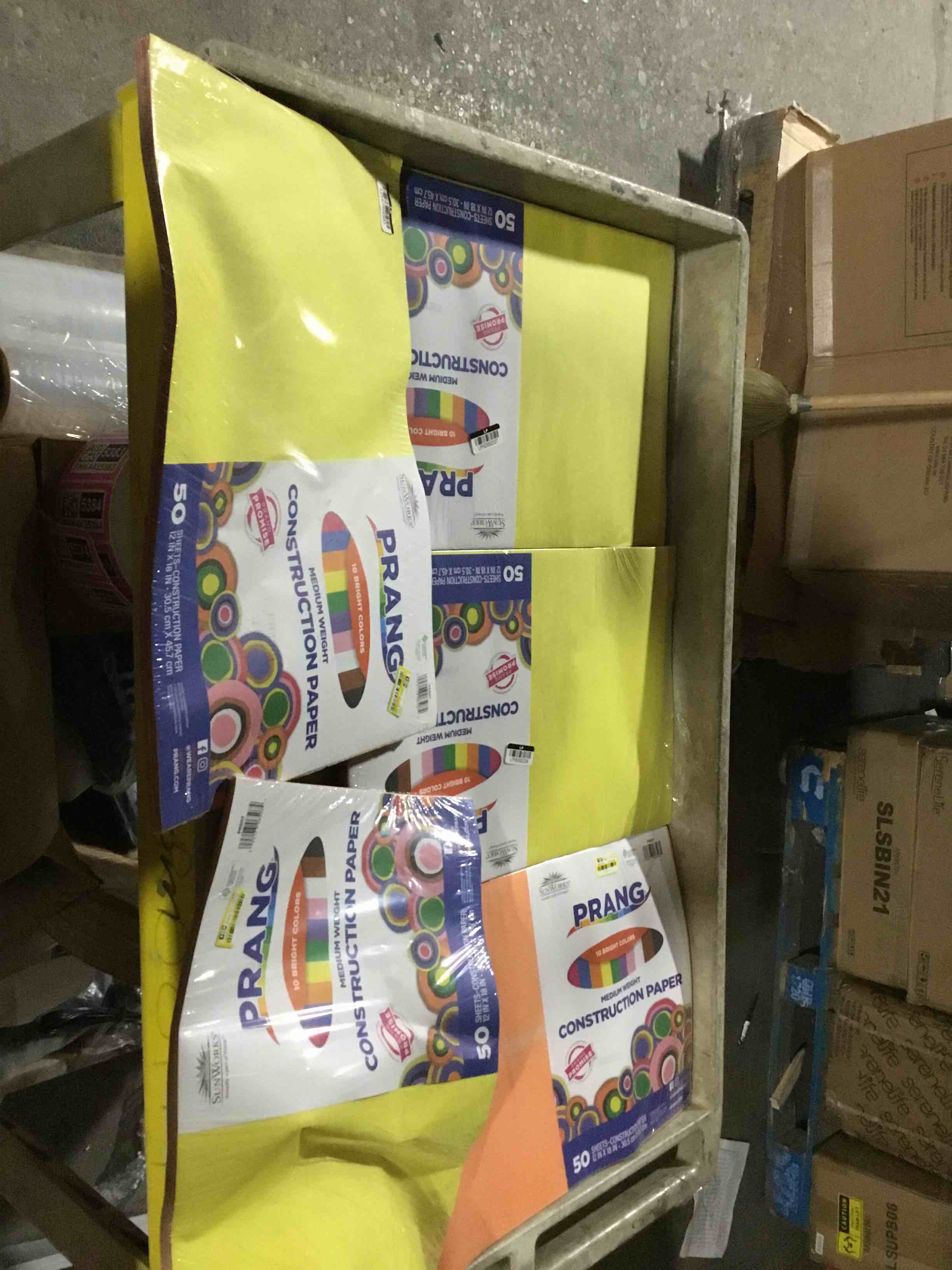 Prang 12 x1 8 in Construction Paper 10 Assorted Colors 50 Sheets P6507