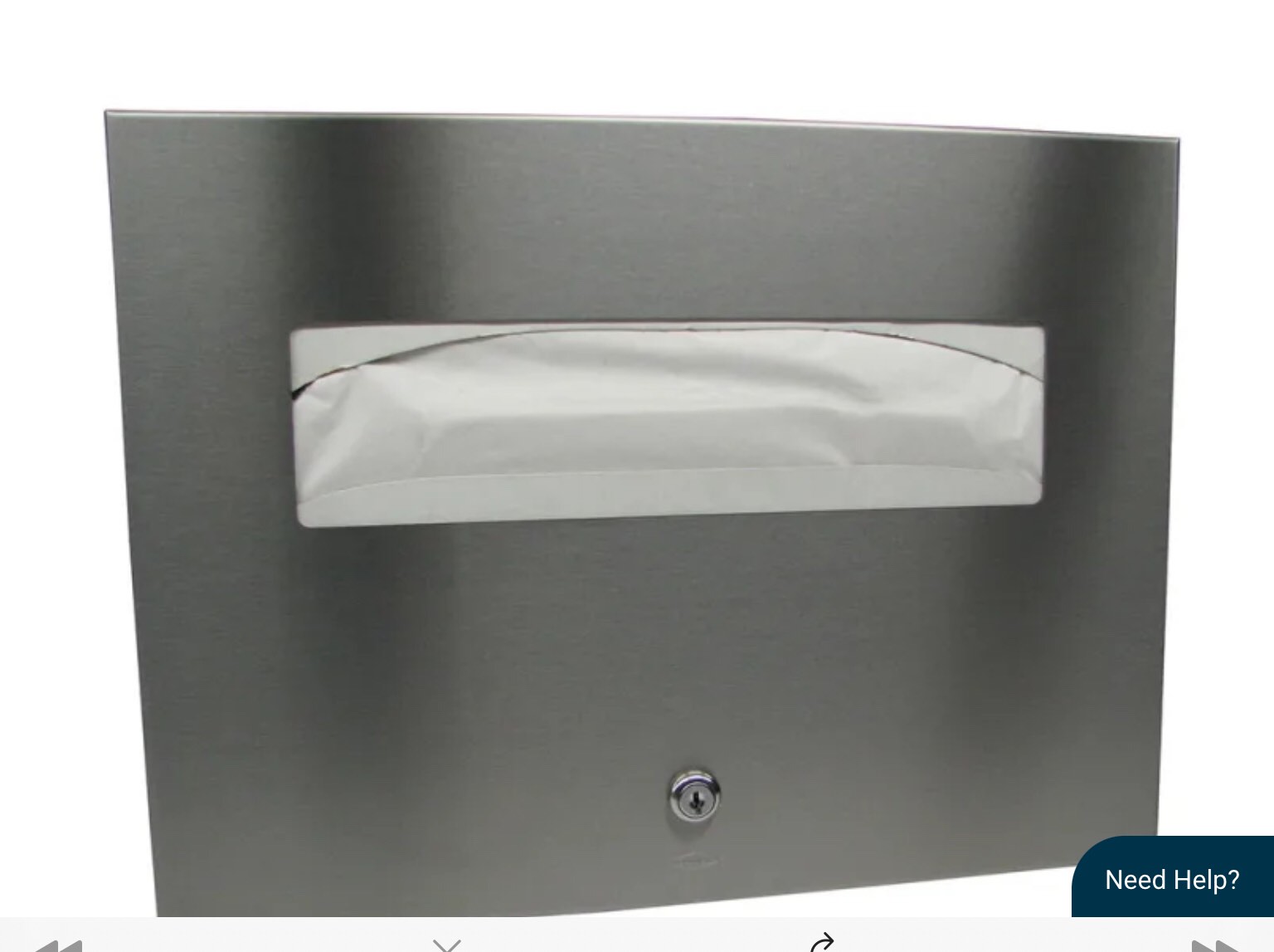 Bobrick B-301 Classic Series Recessed Seat Cover Dispenser